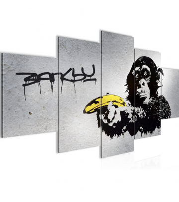 Banksy monkey 200x100cm