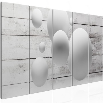 Canvas 5 luik schilderij abstract 0005 240 x 90 cm 0204 b m