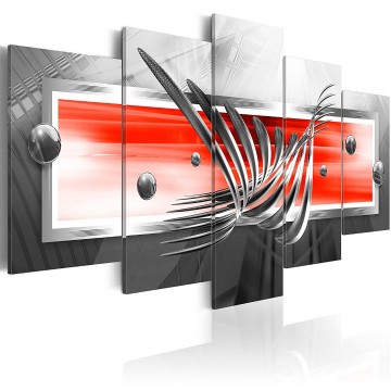 Canvas 5 luik schilderij abstract 010 2 240 x 112 cm a a 0010 b n