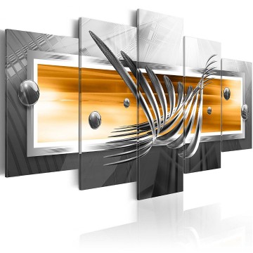 Canvas 5 luik schilderij abstract 010 3 240 x 112 cm a a 0010 b n
