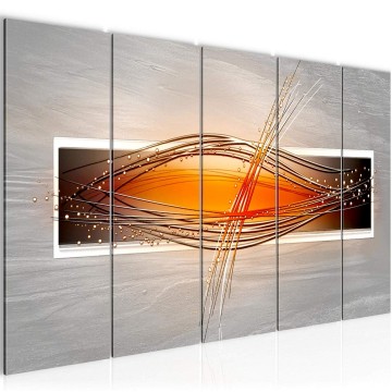 Canvas 5 luik schilderij abstract 101 220 x 80 cm 103355