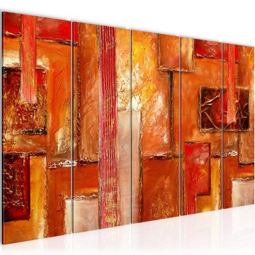 Canvas 5 luik schilderij abstract 104 220 x 80 cm 018955