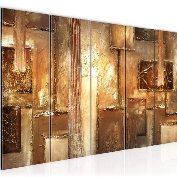 Canvas 5 luik schilderij abstract 105 220 x 80 cm 018955