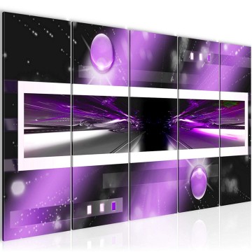 Canvas 5 luik schilderij abstract 115 220 x 80 cm 101955