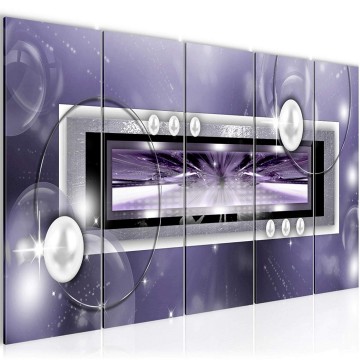 Canvas 5 luik schilderij abstract 23 220 x 80 cm 100655