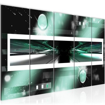 Canvas 5 luik schilderij abstract 27 220 x 80 cm 101855