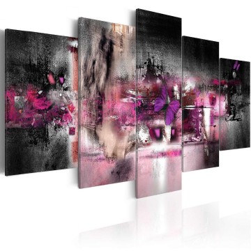 Canvas 5 luik schilderij abstract 27 240 x 112 cm 020115 2