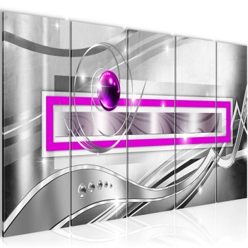 Canvas 5 luik schilderij abstract 29 220 x 80 cm 108255