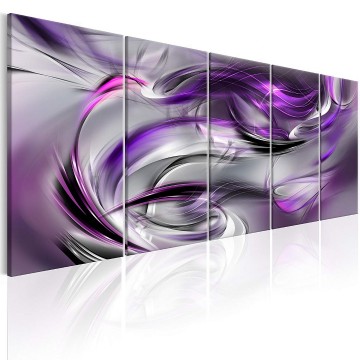 Canvas 5 luik schilderij abstract 3 240 x 90 cm a a 0306 b p 