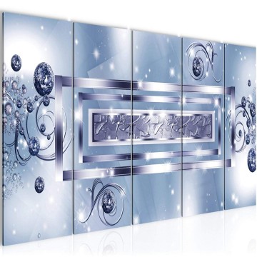 Canvas 5 luik schilderij abstract 32 220 x 80 cm 103855