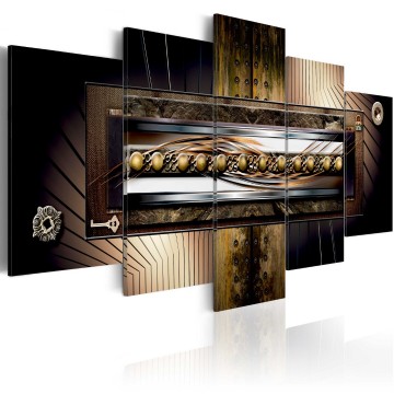 Canvas 5 luik schilderij abstract 32 240 x 112 cm 020101 224