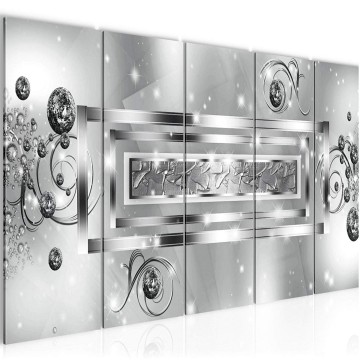 Canvas 5 luik schilderij abstract 33 220 x 80 cm 103855