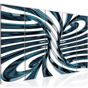 Canvas 5 luik schilderij abstract 3d 15 220 x 80 cm 501555