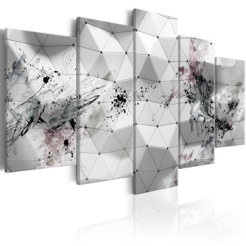 Canvas 5 luik schilderij abstract 47 240 x 112 cm ac 0079 bm