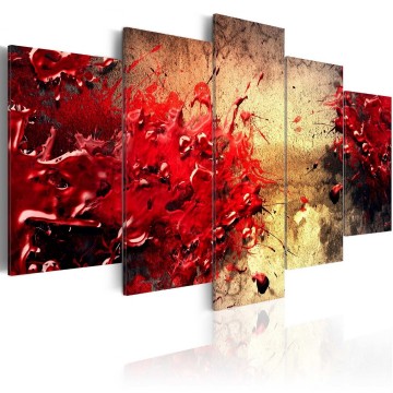 Canvas 5 luik schilderij abstract 69 240 x 112 cm 020201 12
