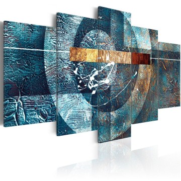 Canvas 5 luik schilderij abstract 81 240 x 112 cm fa 0439 bm