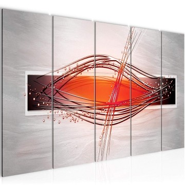 Canvas 5 luik schilderij abstract 98 220 x 80 cm 103055