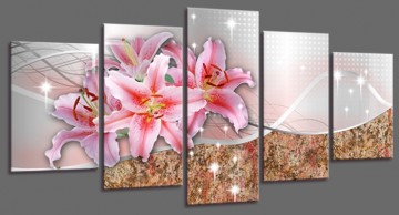 Abstract Orchidee 200 x 100 cm