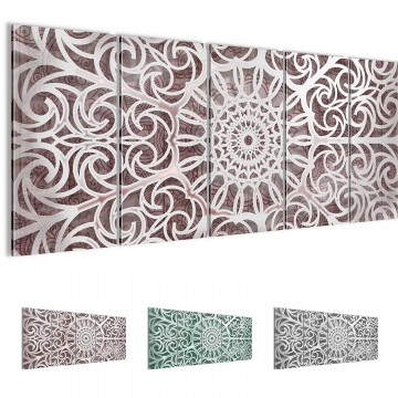 Canvas 5 luik schilderij abstract1 220 x 80 cm 109612