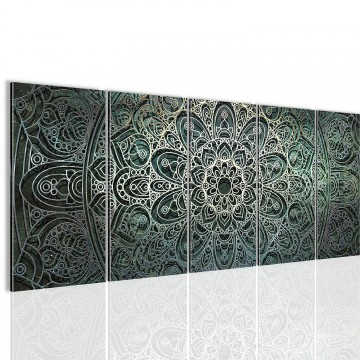 Canvas 5 luik schilderij abstract2 220 x 80 cm 109412