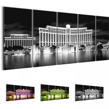 Canvas 5 luik schilderij bellagio1 220 x 80 cm 601255