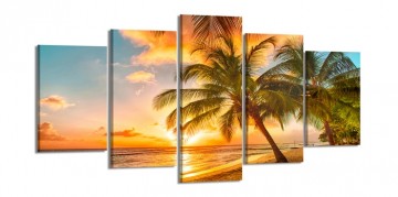 Caribbean Sunset 200 x 100 cm