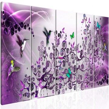 Canvas 5 luik schilderij gustav klimt 11 240 x 90 cm l c 0008 b p xl 