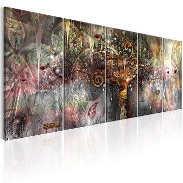 Canvas 5 luik schilderij gustav klimt 18 240 x 90 cm l a 0007 b o l 