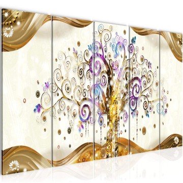 Canvas 5 luik schilderij gustav klimt 19 220 x 80 cm 003055