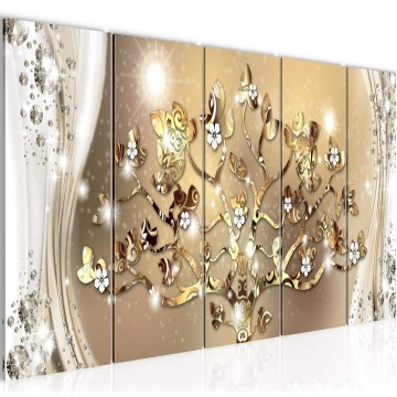 Canvas 5 luik schilderij gustav klimt 7 220 x 80 cm 022255 ama