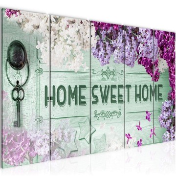 Canvas 5 luik schilderij home 14 220 x 80 cm 503755