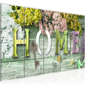 Canvas 5 luik schilderij home 17 220 x 80 cm 504055