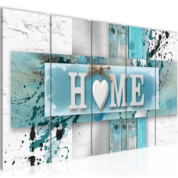 Canvas 5 luik schilderij home 19 220 x 80 cm 504555