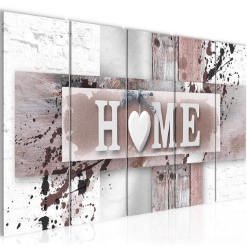 Canvas 5 luik schilderij home 20 220 x 80 cm 504555