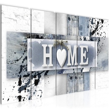 Canvas 5 luik schilderij home 21 220 x 80 cm 504555