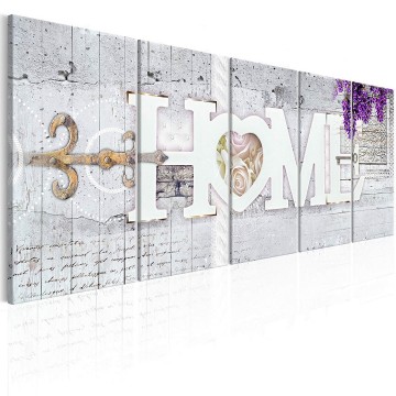 Canvas 5 luik schilderij home 4 240 x 90 cm m c 0257 b m l 