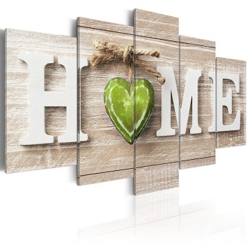 Canvas 5 luik schilderij home 5 240 x 112 cm 020115 71