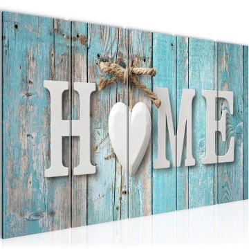 Canvas 5 luik schilderij home 8 220 x 80 cm 014855