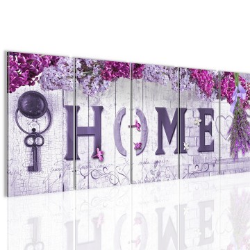 Canvas 5 luik schilderij home3 220 x 80 cm 503612 0