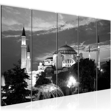 Canvas 5 luik schilderij istanboel 8 220 x 80 cm 604655