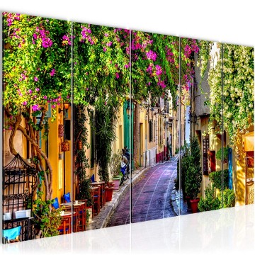 Canvas 5 luik schilderij italie 1 220 x 80 cm 607755