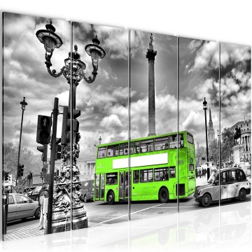 Canvas 5 luik schilderij londen 3 220 x 80 cm 604755