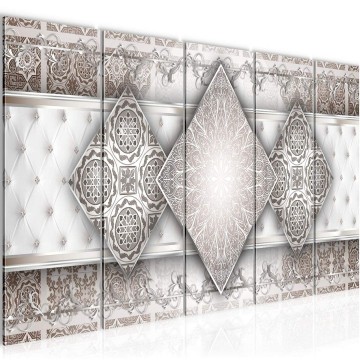 Canvas 5 luik schilderij mandala 2 220 x 80 cm 023512 ama