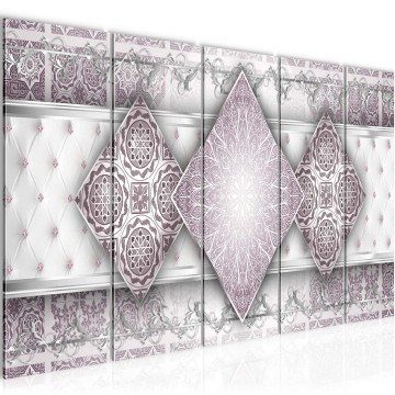 Canvas 5 luik schilderij mandala 3 220 x 80 cm 023512 ama