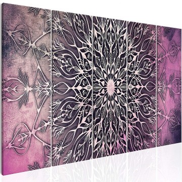 Canvas 5 luik schilderij mandala 3 240 x 90 cm f a 0662 b n
