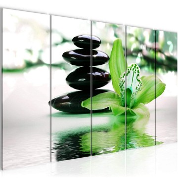 Canvas 5 luik schilderij ontspanning 13 220 x 80 cm 204255