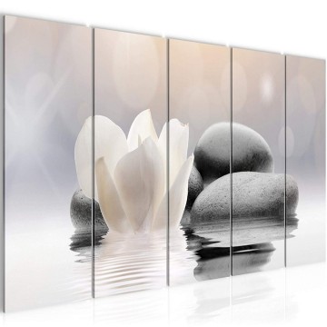 Canvas 5 luik schilderij ontspanning 2 220 x 80 cm 506055