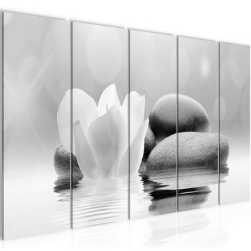 Canvas 5 luik schilderij ontspanning 4 220 x 80 cm 506055