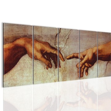 Canvas 5 luik schilderij peace1 220 x 80 cm 700112 0