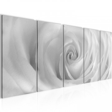 Canvas 5 luik schilderij roos4 220 x 80 cm 202712